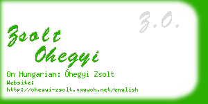 zsolt ohegyi business card